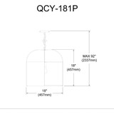 QCY-181P-BK-WH | dimension
