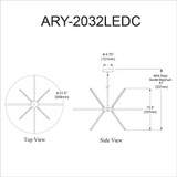 ary-2032ledc-mb | dimension