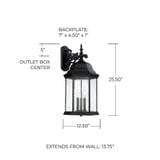 9838BK | dimension