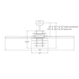 SLA-MG-52-BK-LED-002 | dimension