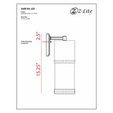 560B-BK-LED | dimension