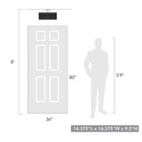 1084-SF BLK-BW | dimension