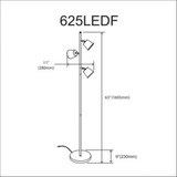 625ledf-bk | dimension