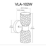 VLA-102W-PC-CLR | dimension