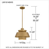 LMI1814BWS | dimension