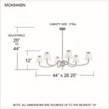 MCK644BN | dimension