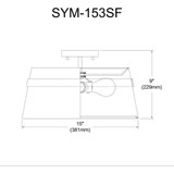 sym-153sf-agb-wh | dimension