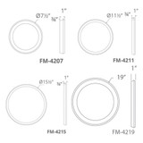 FM-4215-27-BK | dimension