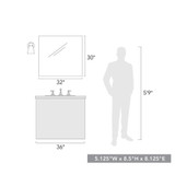 2122-1W MBS-BLK | dimension