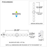 PCELW8525C | dimension