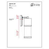 553M-BK-LED | dimension