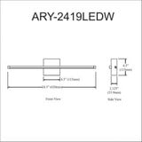 ary-2419ledw-mb | dimension