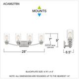 ACA8627BN | dimension