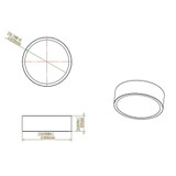 1017F12-BN-LED | dimension