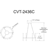 CVT-2436C-MB | dimension
