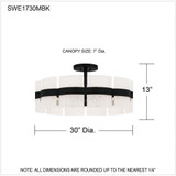SWE1730MBK | dimension
