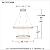 PCOH2924BN | dimension