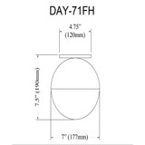 DAY-71FH-MB | dimension