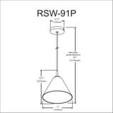 rsw-91p-pc-clr | dimension