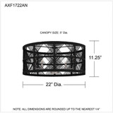 AXF1722AN | dimension