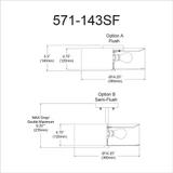 571-143sf-agb-gry | dimension