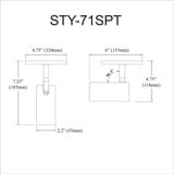 STY-71SPT-AGB | dimension