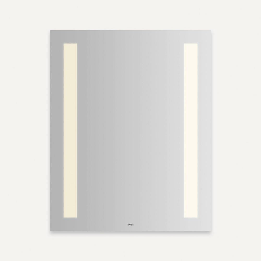 Vitality 24 Inch Rectangular Lighted Mirror with Defogger by Robern - YM2430RCFPD_1