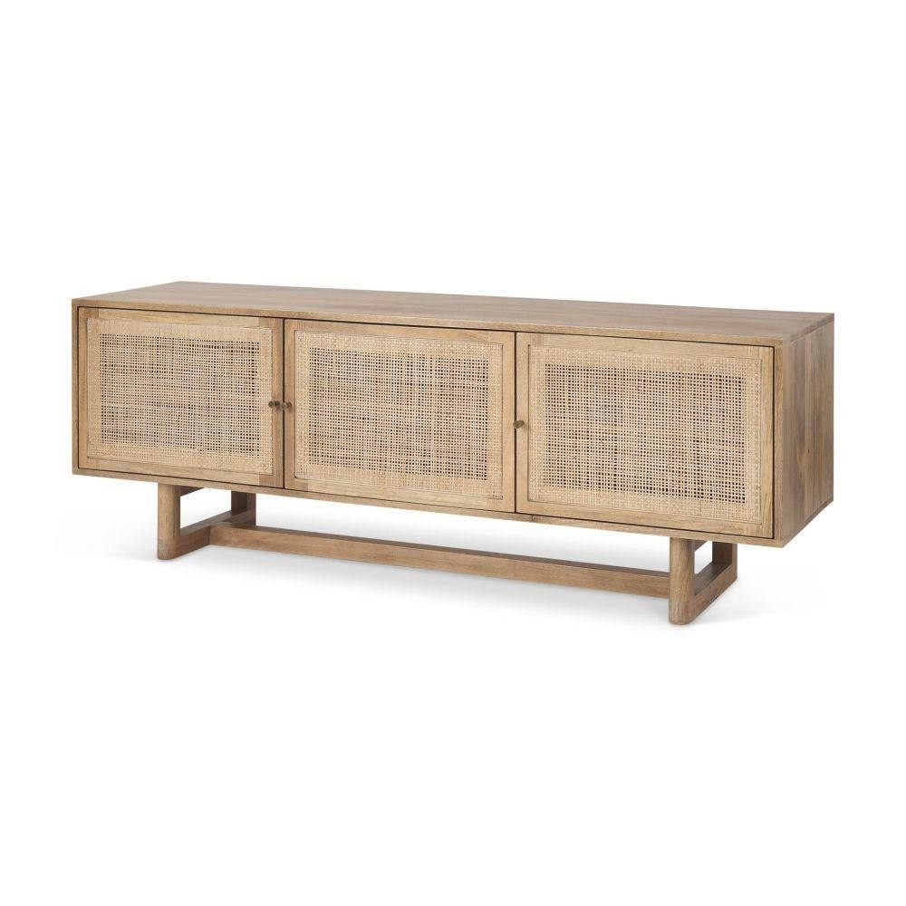 Grier Media Console Table 23 Inch Tall and 18.75 Inch Wide By Mercana - 71143
