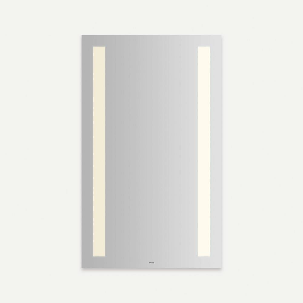 Vitality 40 Inch Rectangular Lighted Mirror with Defogger by Robern - YM2440RCFPD_1