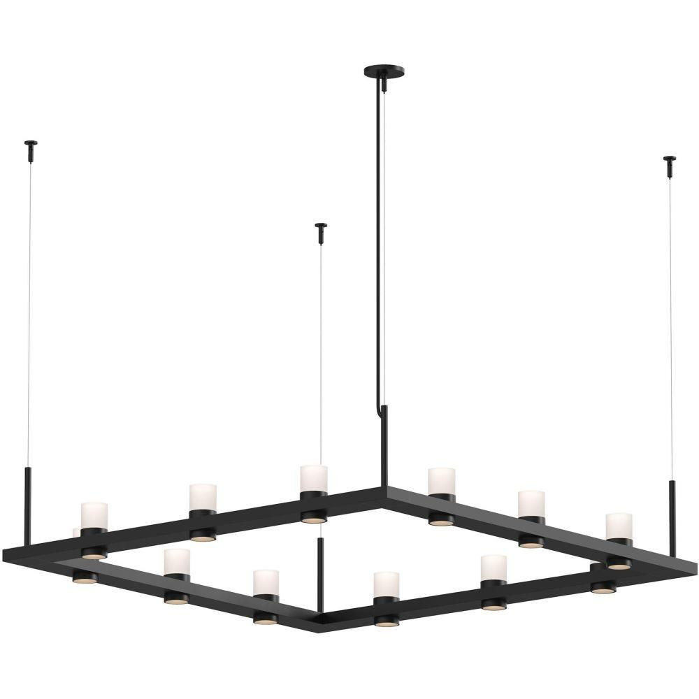 Kaxl Path LED Square Oversized Pendant 56 Inch Wide - 181-BEL-1277899