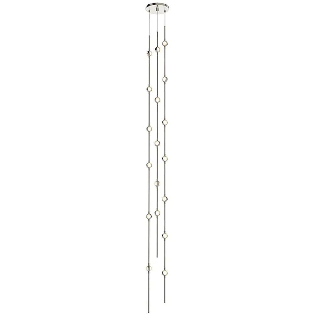 Fokoi Trail 36W 18 LED Tall Chandelier 76 x 6 Inch - 181-BEL-1277774