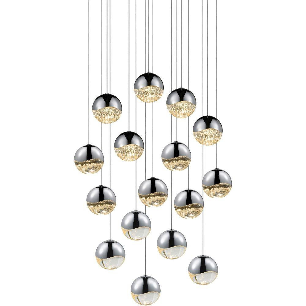 Jeasat Circle 16 LED Large Pendant 3.75 Inch Tall and 23.75 Inch Wide - 181-BEL-492878