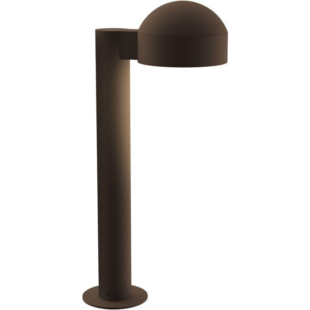 Sazei Court 1 LED Dome Cap and Plate Lens Bollard 17.75 Inch Tall - 181-BEL-1395836