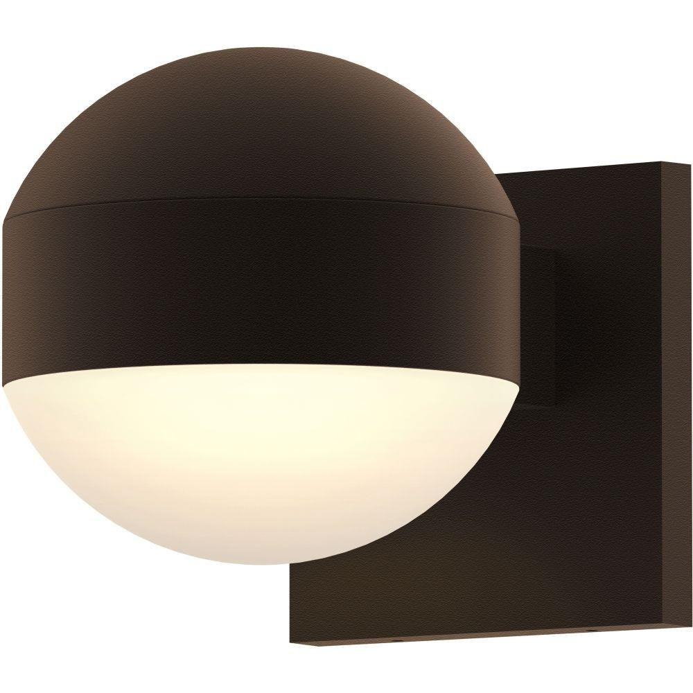 Sazei Court 1 LED Dome Cap and Dome Lens Wall Sconce 5 Inch Tall - 181-BEL-1395809