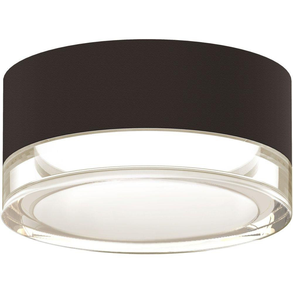 Sazei Court 1 LED Clear Cylinder Lens Flush Mount 5 Inch Wide - 181-BEL-1395882