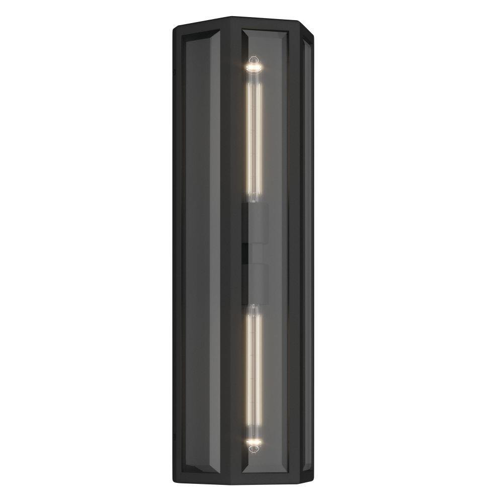 Berens 2 Light Outdoor Wall Mount 24 Inch Tall X 7.75 Inch Wide by Kichler - 59216