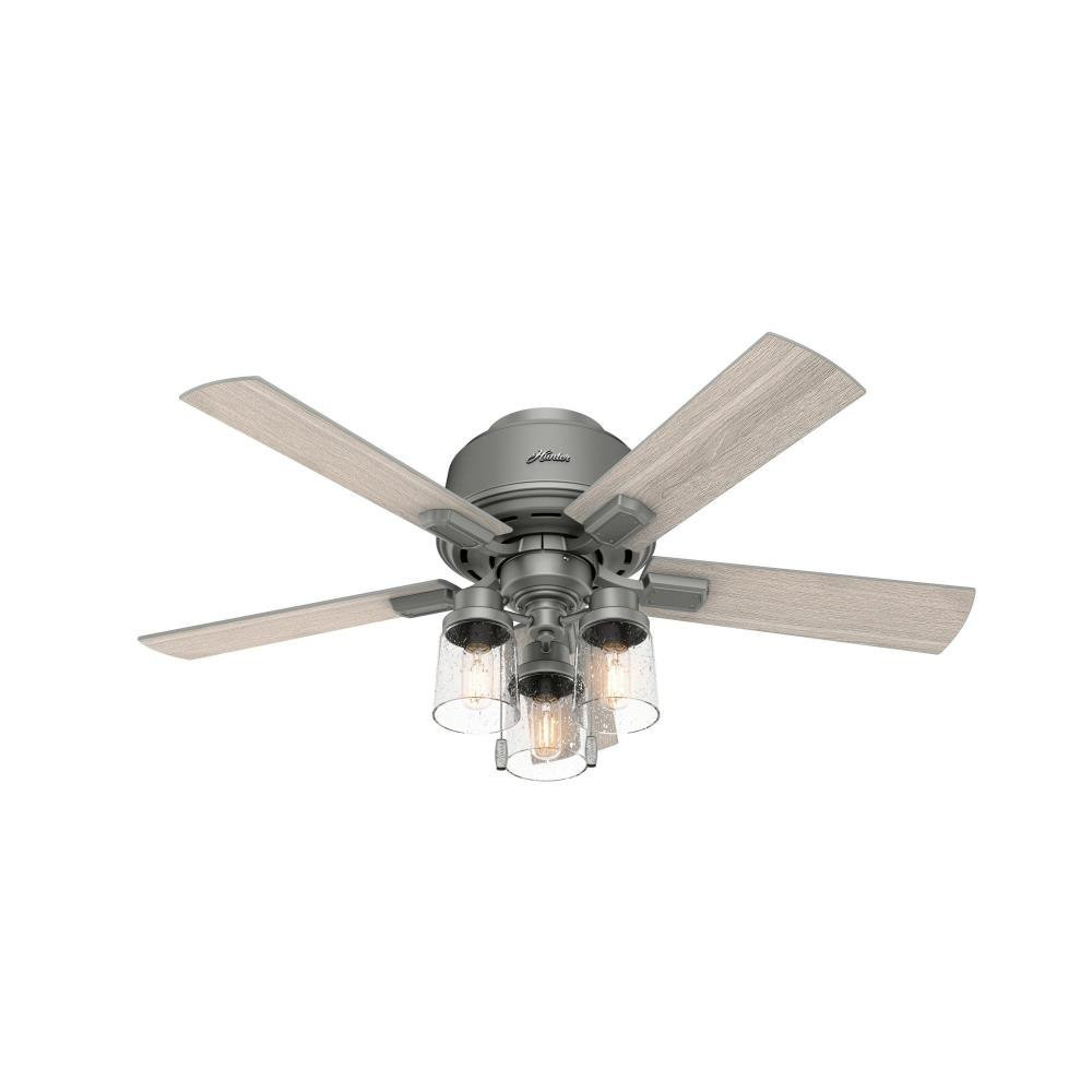Hartland 44 Inch Low Profile Ceiling Fan with LED Light Kit by Hunter Fans - 1000934