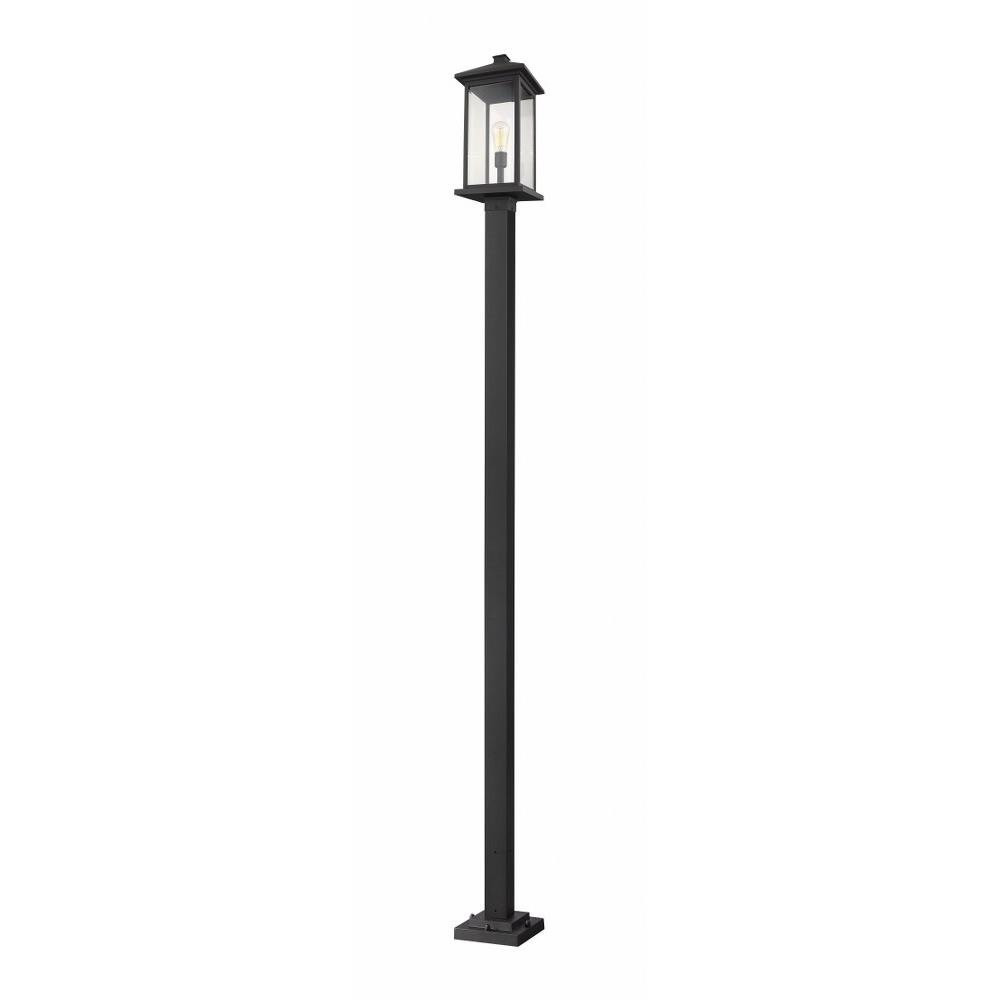 Portland 1 Light Outdoor Post Mount Lantern 9.5 x 25 Inch by Z-Lite - 531PHBXLS2
