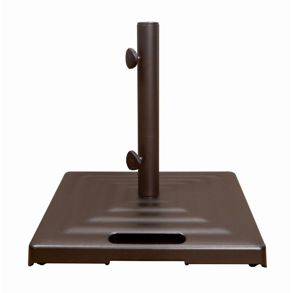 Monaco Cast Aluminum 100LB Square Wheeled Umbrella Base by Treasure Garden - BKMSQ100