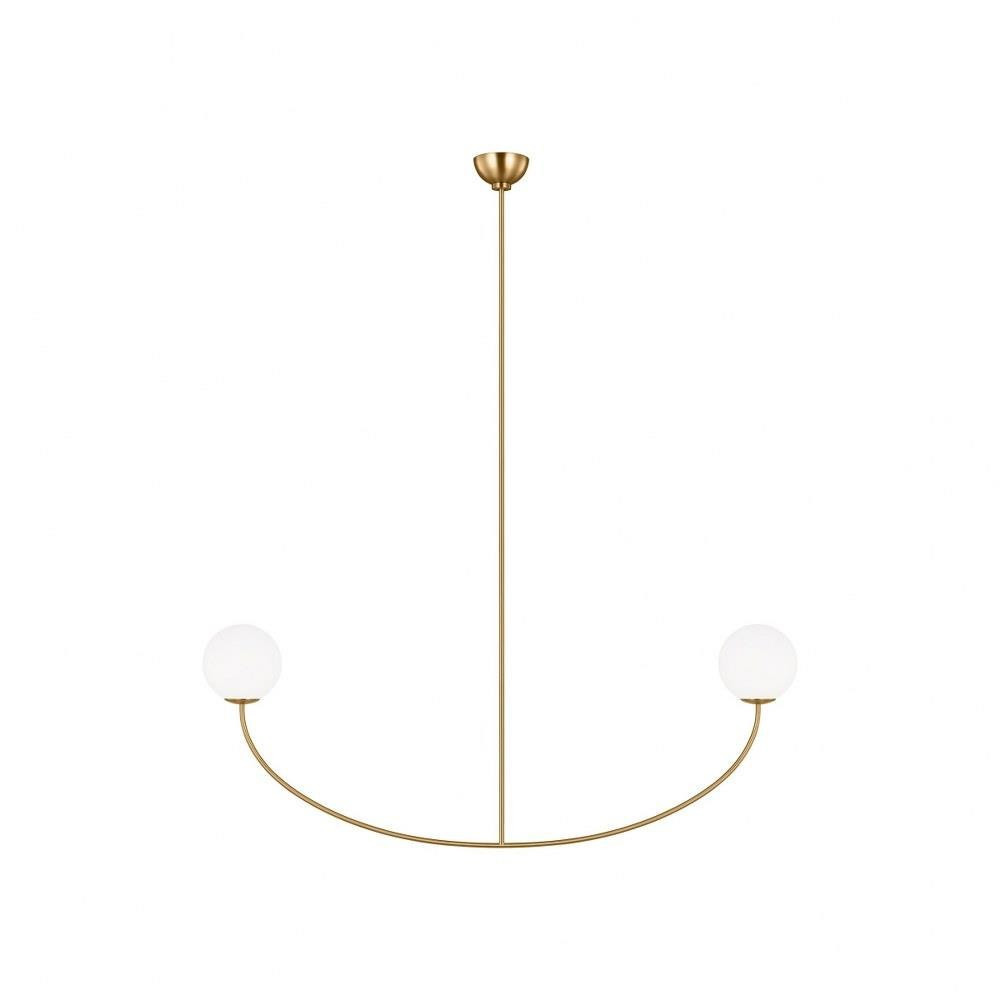 Galassia Grand 2 Light Oversized Linear Chandelier by Visual Comfort Studio - AEC1132