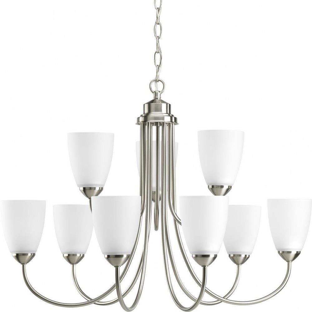 Gather 9 Light Large Chandelier by Progress - P4627
