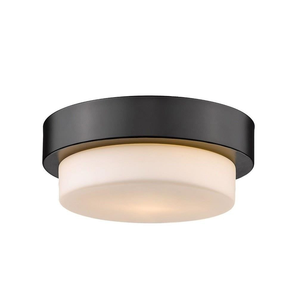 Multi-Family 1 Light 8.5 Inch Wide Flush Mount by Golden - 1270-09