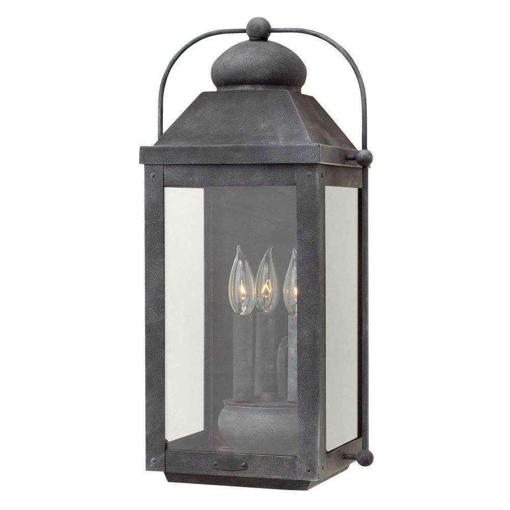 Anchorage 3 Light Outdoor Candle Style Wall Lantern by Hinkley - 1855