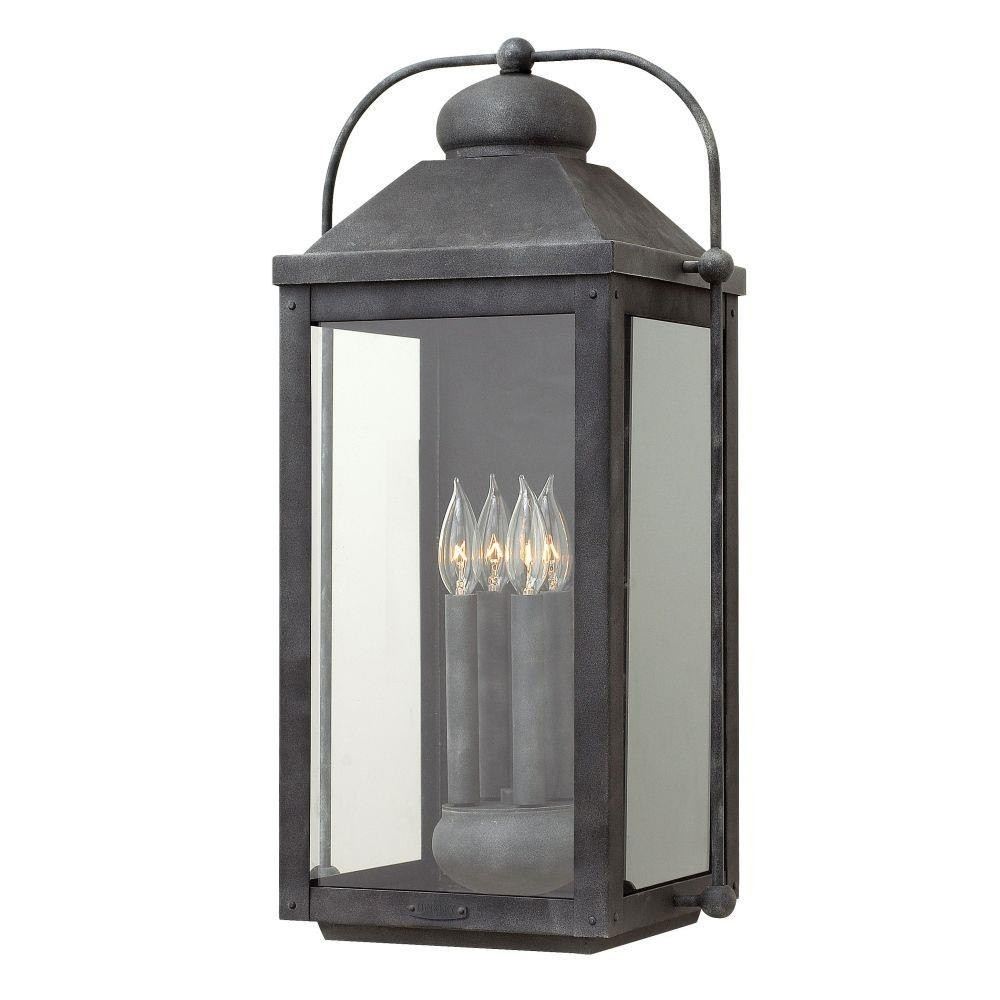 Anchorage 4 Light Outdoor Candle Style Wall Lantern by Hinkley - 1858