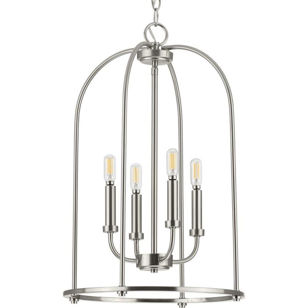 Leyden 4 Light Small Foyer Chandelier by Progress - P500302
