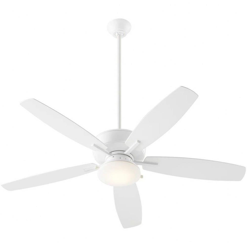 Breeze Patio Plus 5 Blade Ceiling Fan with Light Kit 52 Inch W by Quorum  - 17052