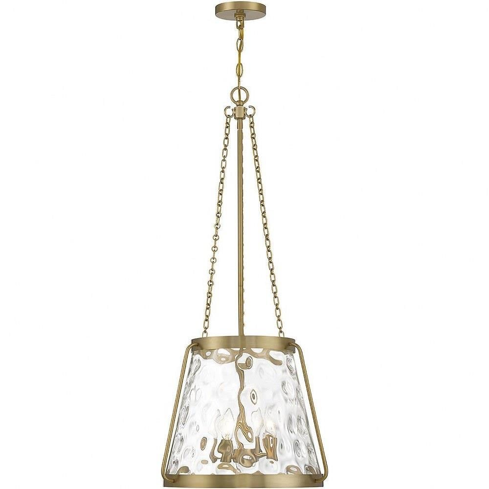 Crawford 4 Light Large Pendant by Savoy House - 7-1804-4