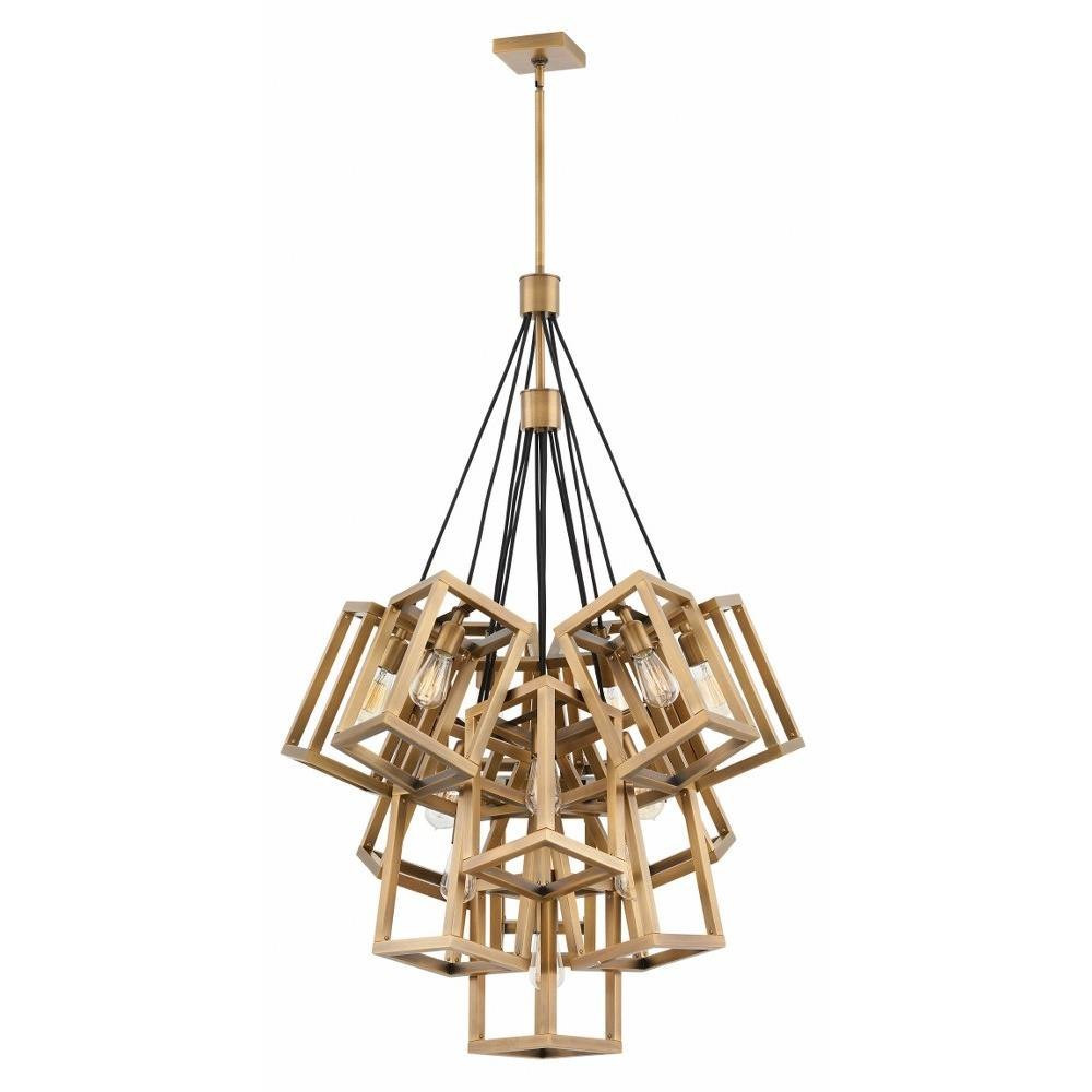 Ensemble 13 Light Large Foyer Chandelier by Fredrick Ramond - FR42449