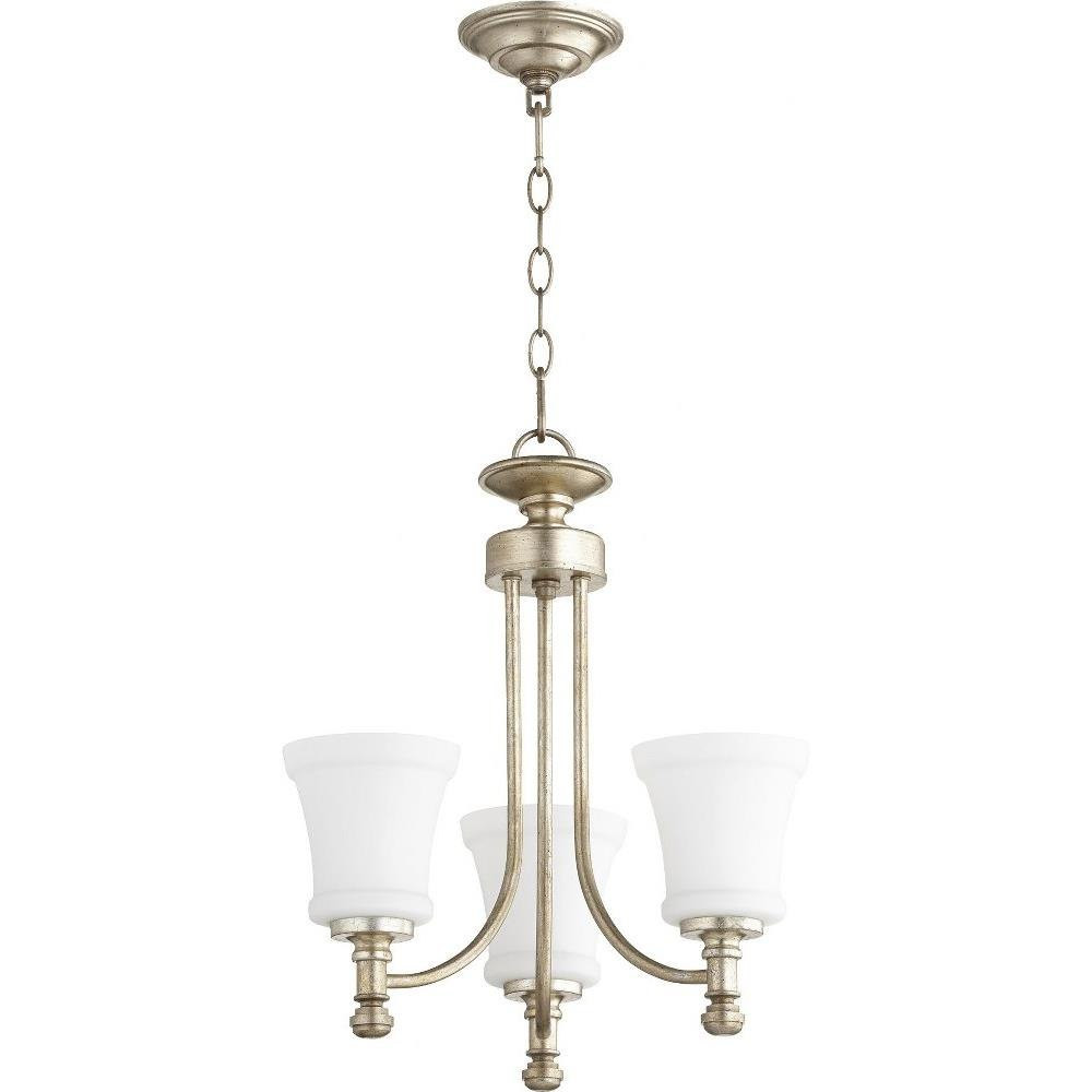 Rossington 3 Light Chandelier 18 inches wide by 19 inches high by Quorum - 6122-3-SO