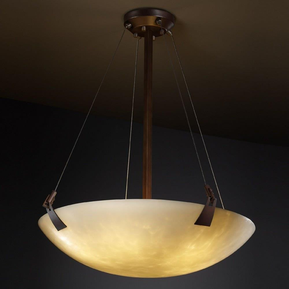 Clouds Tapered Clips 3 Light Large Pendant by Justice Design - CLD-9641-35